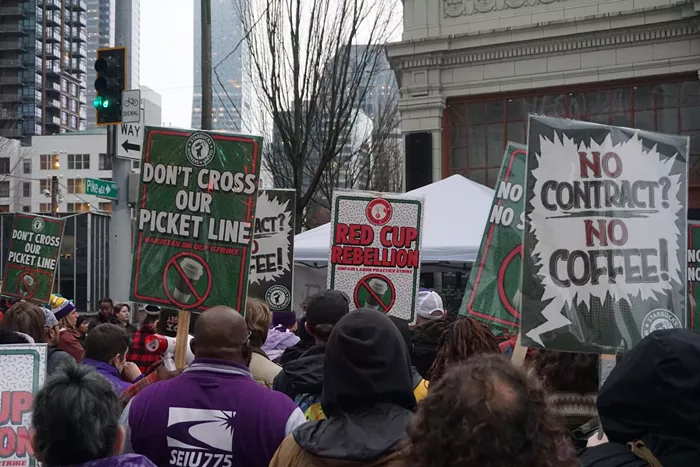 Mayor-elect Wilson Joins Starbucks Workers at Strike Rally